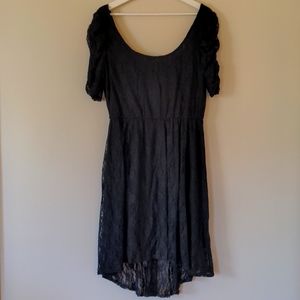 Lovely Black Lace Dress by Deb Size 1X